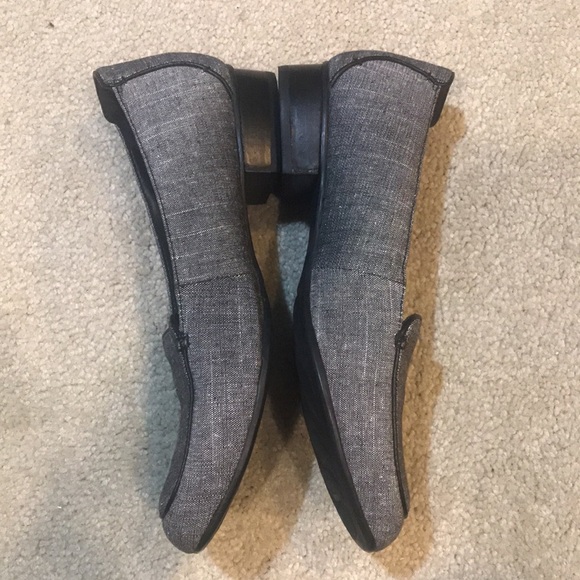 NWOT Clarks Artisan Tweed Gray/Black Slip On Loafer Style Shoes-Size 9M - Picture 3 of 8